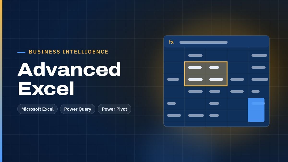 Advanced Excel training course