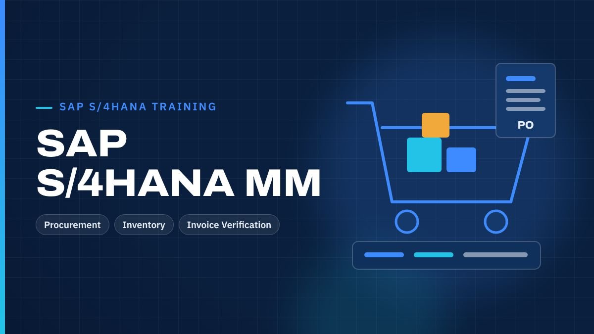 SAP MM real-time implementation training