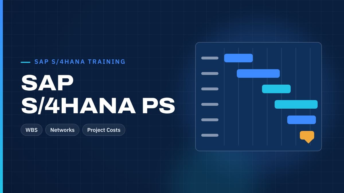 SAP PS project system real-time implementation training
