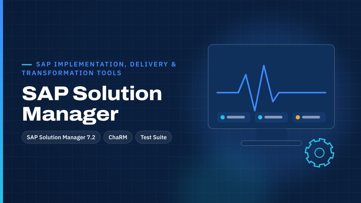 SAP Solution Manager training course
